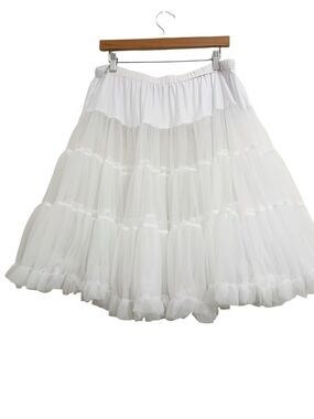 Disney Parks Petticoat Crinoline Skirt White L-XXL
